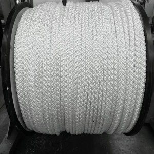 8 Strand Polypropylene Mooring Rope For Ship PP Marine Rope 38mm