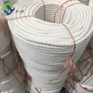 3 Strand Twisted 4mm-60mm Polyester Marinr Rope Poly Dacron Mooring Rope With Multi Colors