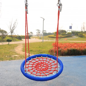 Raon-cluiche 100cm Kids Swing Seat Bird Nead Swing Playground Swing Net