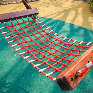 Hiekkavärinen leikkikenttä Steel Core Kids Rope Riippumatto 2m x 1,2m