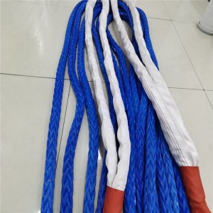 12 Strands Braided Ship Rope Sailing 100% Synthetic UHMWPE Rope for Marine Mooring Rope