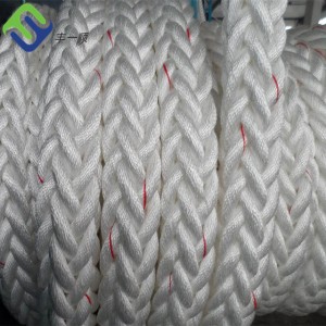 Naval 12 Strand Braided Mooring Rope 32mm Nylon Mooring Rope 220m