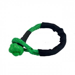 12 Strand UHMWPE Rope Soft Shackle with Protective Sleeve for ATV