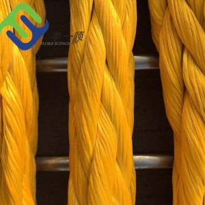 Rope UHMWPE bi Sertîfîkaya CE ya Hêza Bilind û Berxwedana UV-ê Ji bo Keştiya Mooring Marine