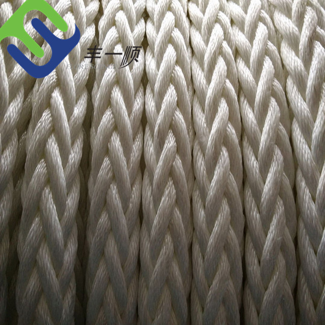 Manufacturer of Braided Woven Rope - High Quality 12 Strand PP Polypropylene Mooring Rope for Vessel  – Florescence