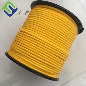Individualizuotos spalvos UHMWPE pintos 2 mm virvės su poliesterio striuke, pagaminta Kinijoje