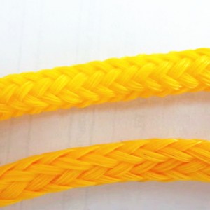 16 Strand 10mm Hollow Braided Polyethylene Pe Rope for packing ropes