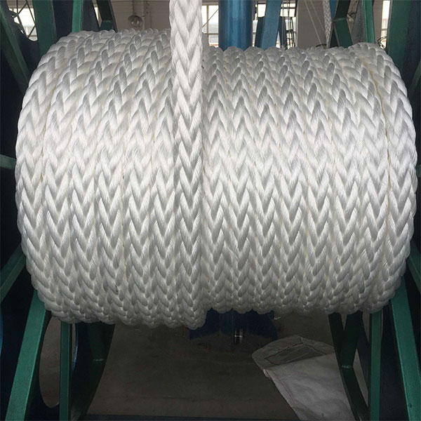 Factory Price 12 Strand Uhmwpe Winch Rope - 28mm-128mm 12 Strands Nylon Mooring Rope for Marine – Florescence