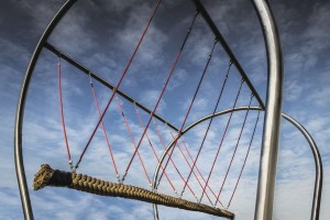 Buitenspeeltoestellen 120 mm touwschommel hangkabelbrug