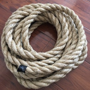 Топла распродажба на јаже од коноп со изопачено сисалско влакно од 22мм/24мм