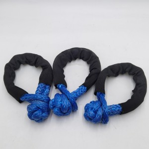 12 Strand UHMWPE Rope Soft Shackle with Protective Sleeve for ATV