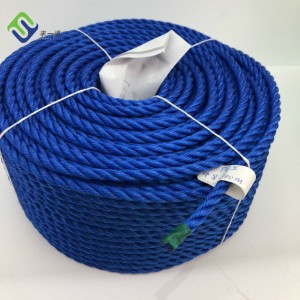 4-strängige gedrehte Polyethylen-PE-Seile 6 mm x 200 m mit individueller Farbe