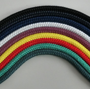 Colorful Double Braided Polyester Sailing Rope 16mmx220m With High Breaking Load