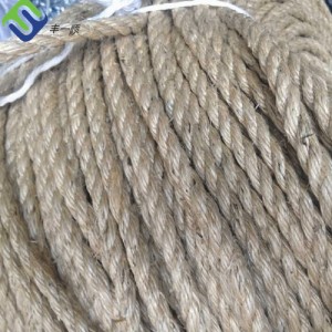 100% natuerlik 3-streng twist sisal Rope sisal ferpakking tou