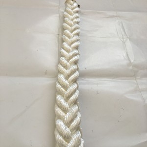 China Factory Supply High Tensile 48mm 80mm 96mm diameter 8 strand polyester marine rope