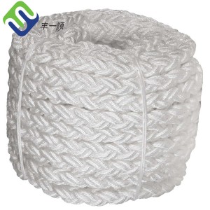 Nylon Rope 72mmx220m Coil 8 Strand Plaited Marine Rope for ships