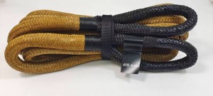 Kinetic Recovery Tow Rope Strap with Soft Shackles Heavy Duty Offroad