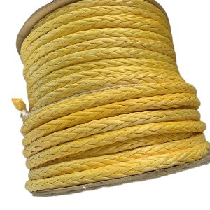 12 ძაფიანი ლენტები Spectra UHMWPE Super Winch Line 16mmx100m Synthetic Winch Rope