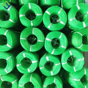 Aangepaste kleur 3 strengen Draai Pe touw Dia16mm 200 meter per rol