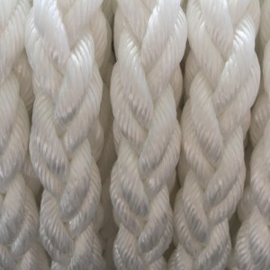 Heavy Duty 8 Strands Braided 28mm-96mm Polyester Ship Marine Rope Poly Dacron Mooring Rope For Wholesale