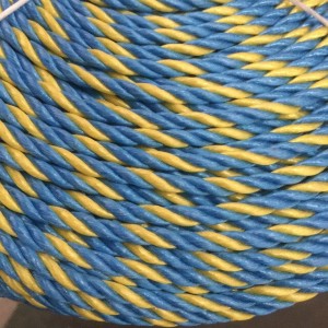 Telstra Rope 6mmx400m Polypropylene Bright Yellow and Blue Color