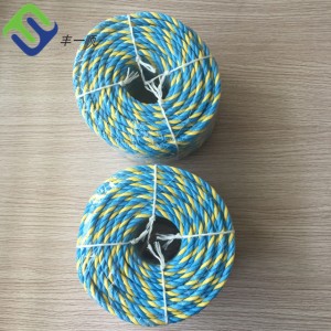 High Wear Resistance 3 strand PP Split Film Rope For Australian Telstra Rope