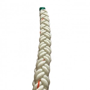 Durable Marine 8 strands 60mm 64mm 65mm high quality Polyester mooring rope For Marine ship hawser Rope