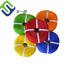 UV resistance Red 3 strand PE monofilament rope for fishery