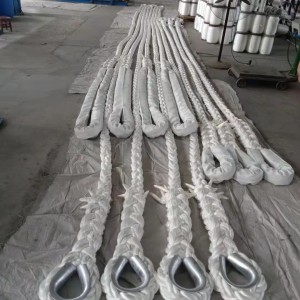 88mmx220m 8 Strand Polypropylene Marine Mooring Towing Rope With CCS Certificate