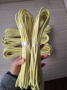 12mmx200m 16 Strands Braided Aramid Fiber Rope Fire Resistance Hot Sale