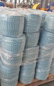 Hot Sale 3 strand Twisted 6mm 400m Polypropylene PP Split Film Telstra Rope For Australian