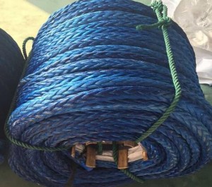 Custom Color Blue Black Heavy Duty Hot Sale UHMWPE Rope Mooring Fishing Towing