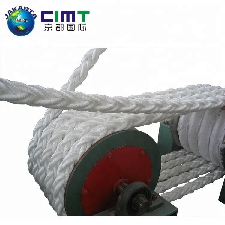 China Factory supply 48mm 8 strand pp polypropylene rope for