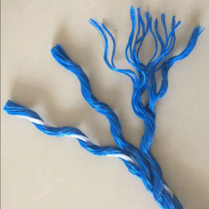 16mmx660m Blue Color Polypropylene Danline Rope For Marine Fishing Industry