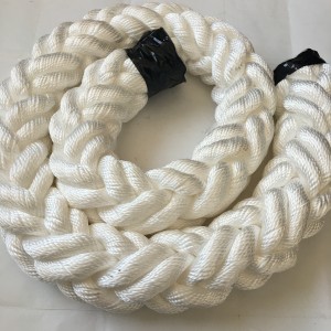 UV Resistant Heavy Duty 48mm 56mm 60mm 64mm 72mm 80mm 96mm diameter 8 strands polyester marine rope