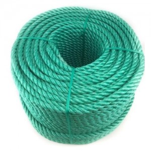 3 Strand Rope Polypropylene Twisted Plastic Packing Rope PP Cord Rope