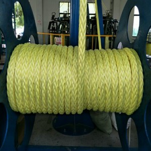 88mm High Quality Marine Mooring UHMWPE Rope Synthetic Fiber Rope