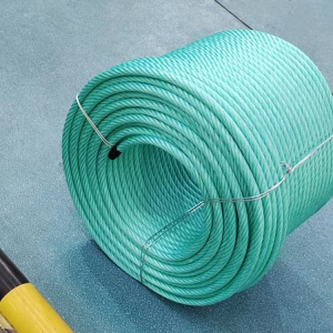 Green Color 14mm/16mm/18mm/20mm/22mm/24mm PP Combination Fishing Rope 6×7 FC, 6×19 FC/IWRC