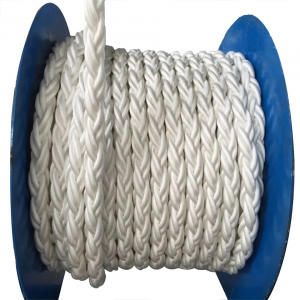 88mmx220m 8 Strand Polypropylene Marine Mooring Towing Rope With CCS Certificate