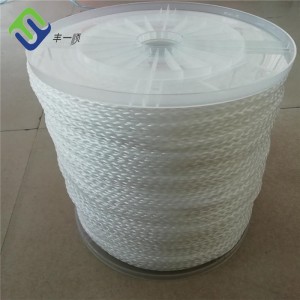 8 prameňov duté pletené polyetylénové lano 1/4 ″ x 600 stôp horúci predaj