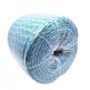 Twisted Cable Hauling Rope PP Split Film Rope 6mm Telstra Rope