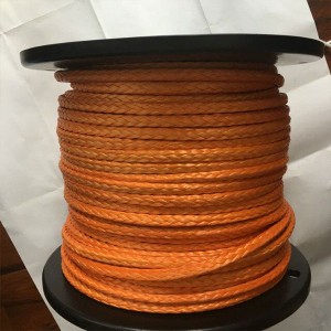 Hot Sale 12 Strands UHMWPE Winch Synthetic Rope