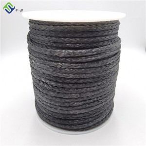 UV Resistance UHMWPE Fiber 12 Strands Synthetic Winch Rope UHMWPE Rope 8mm 10mm