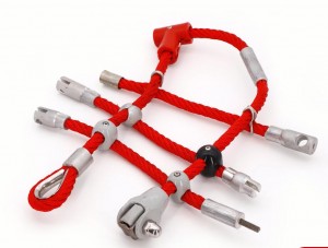 Мотузкові з’єднувачі для ігрового майданчика, пластиковий наперсток, алюмінієва пряжка
