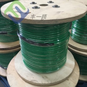 corda revestida da fibra de aramida do plutônio de 12mm para puxar a linha de transmissão aérea