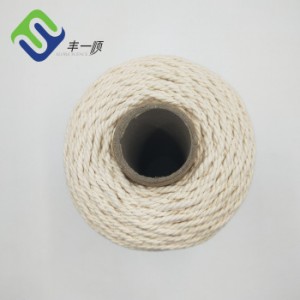 Corda di cotone naturale al 100% da 5 mm per l'imballaggio