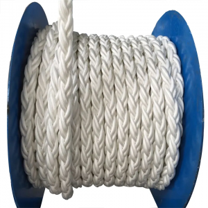 64mmx220m Polyester Mooring / Towing Line Rope พร้อม Mill Cert