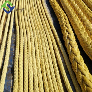 Ji bo Mooing Lina Rope UHMWPE-Double Braided Super Strong