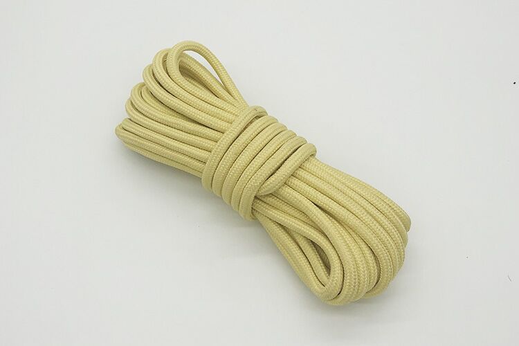 factory Outlets for Nylon Rope Polypropylene Rope - High Temperature Fireproof 3mm Braided Aramid rope – Florescence