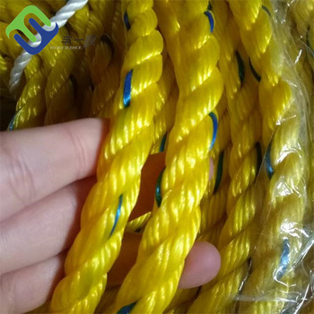 Discountable price Good Quality Fireproof Flat Rope - 3 strand twisted PE rope with UV resistance – Florescence